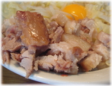 ラーメン髭 油そば(汁なし)のチャーシュー