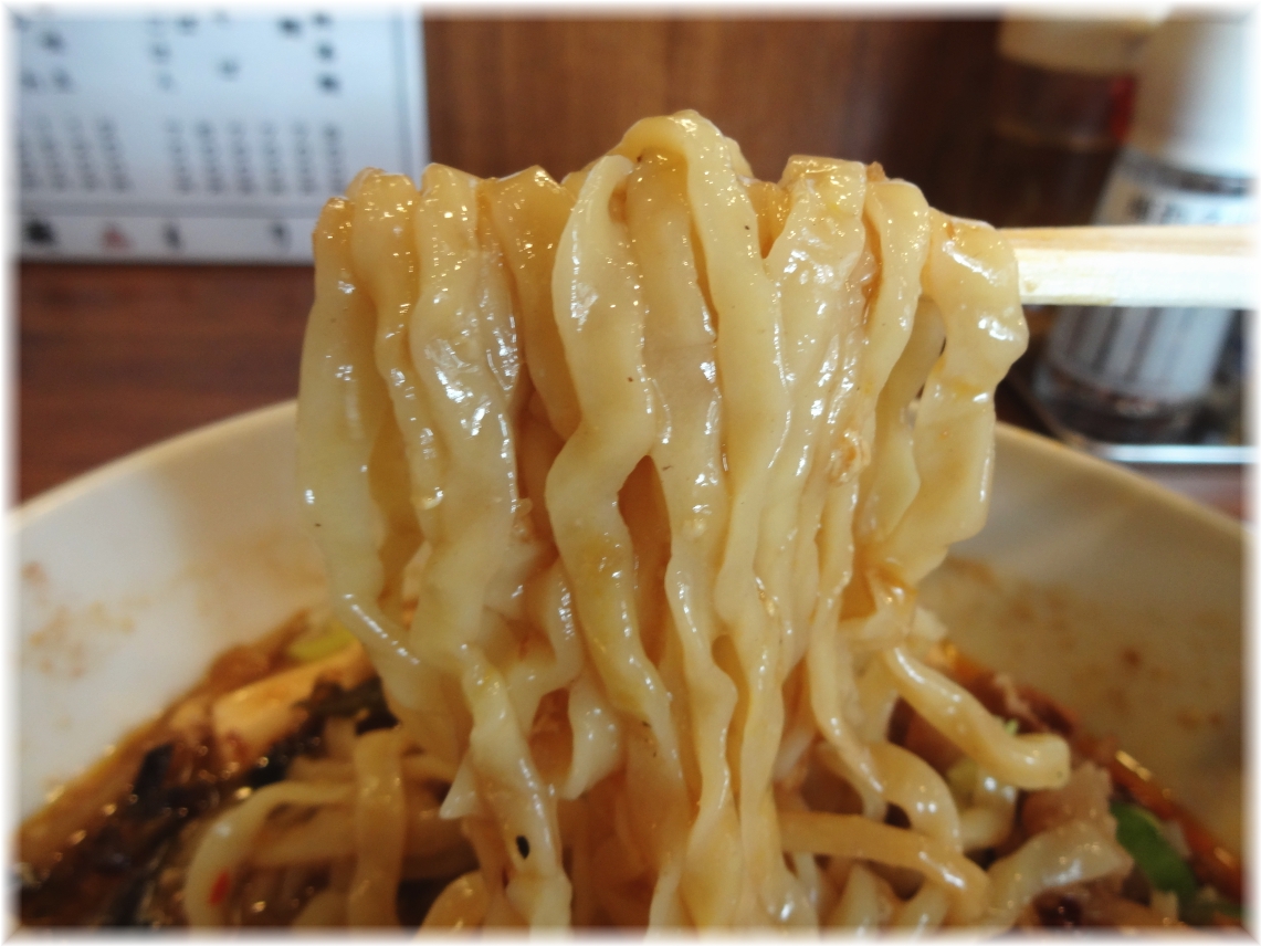 酸辣湯麺もり田 酸辣湯麺の麺