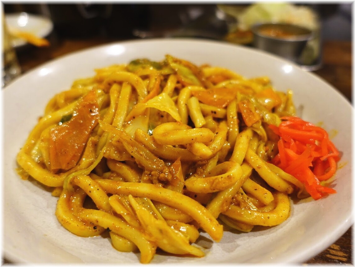 スパイスラーメンやるき カレー焼うどん