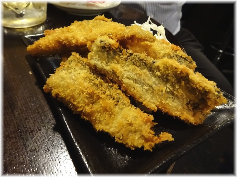金町製麺7 秋刀魚のフライ