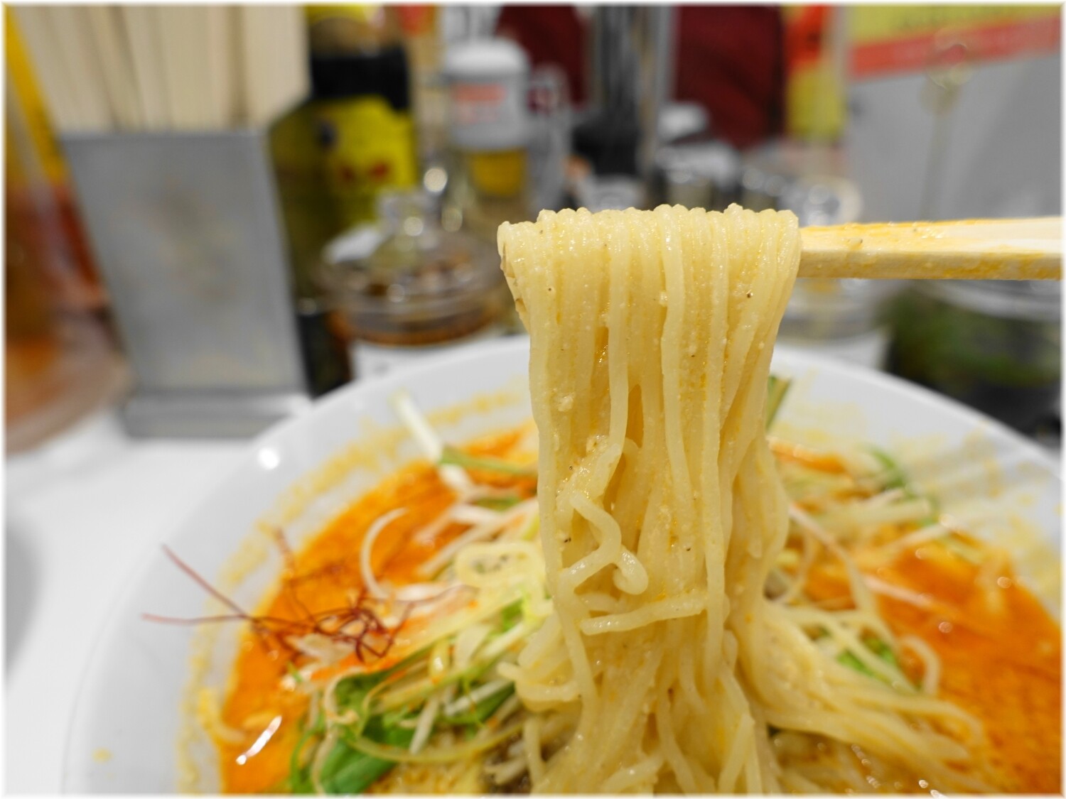 広州市場田町タワー店2 雲呑担々麺の麺