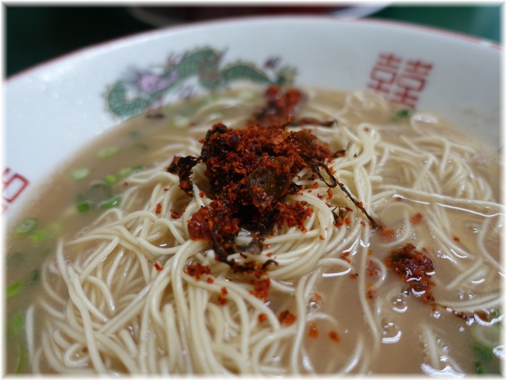 よかろうもん 替玉に辛子高菜