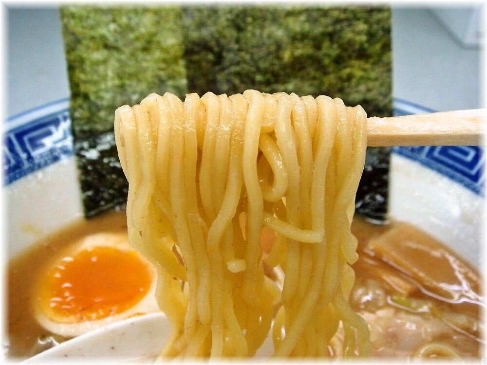 麺匠なかたに 豚骨魚介ラーメンの麺