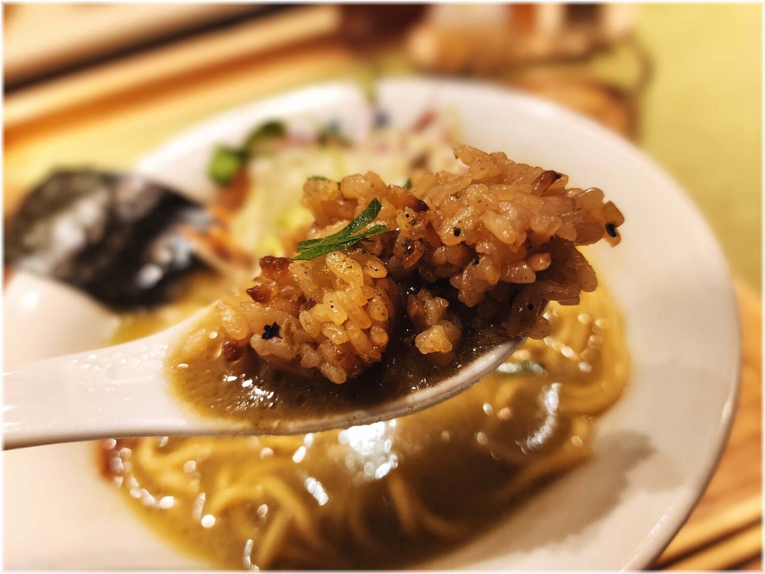 らぁ麺牡蠣と貝 牡蠣飯(М)2
