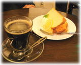 プルーカフェ ケーキセット