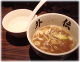 麺屋武蔵 武骨外伝 スープ割り