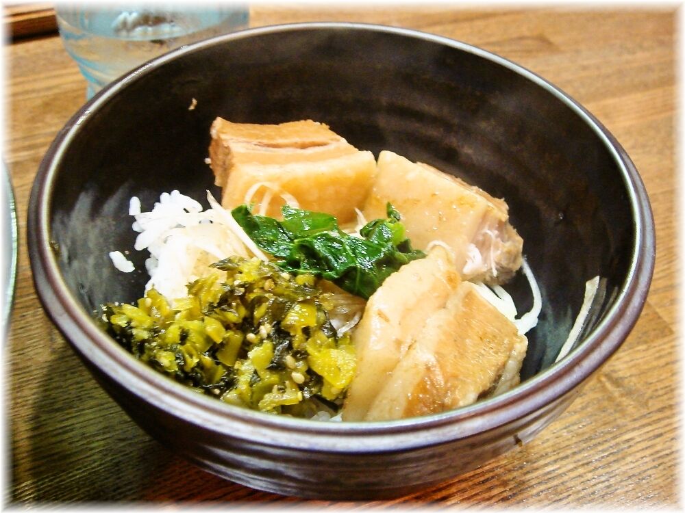 とんこつ麺砂田 角煮めし