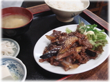 軽食 南風 牛肉と茄子味噌炒め