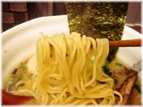 麺場ながれぼし らーめん(レギュラー)の麺