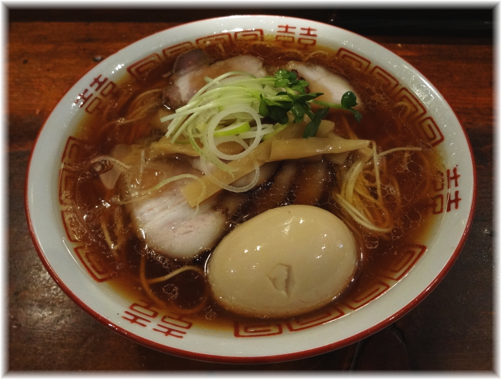 中華そばしば田 味玉チャーシュー中華そば