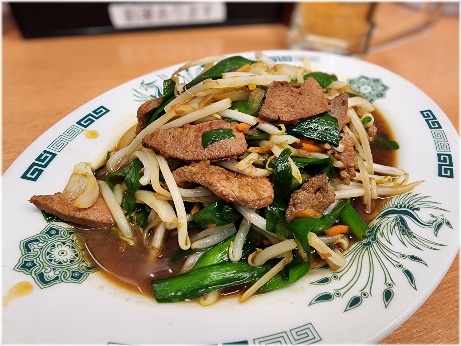 日高屋田町西口店7 ニラレバ炒め