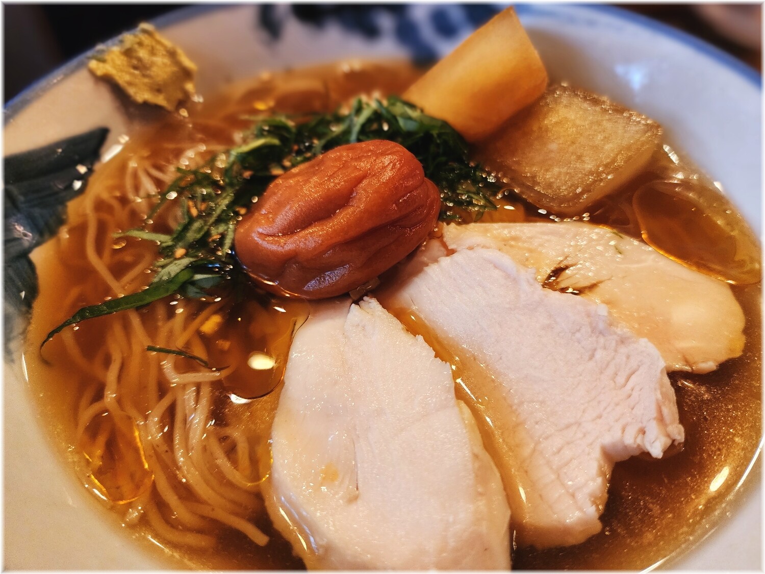 AFURI中目黒店2 冷やし大葉梅塩らーめんの具2