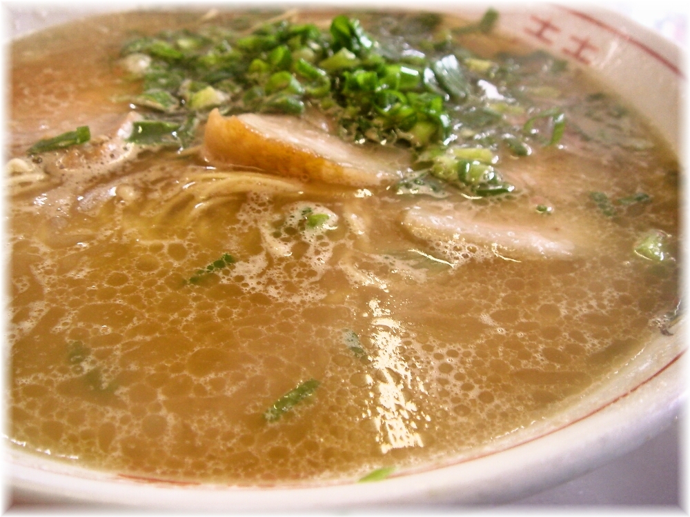 天龍ラーメン ラーメンのスープ