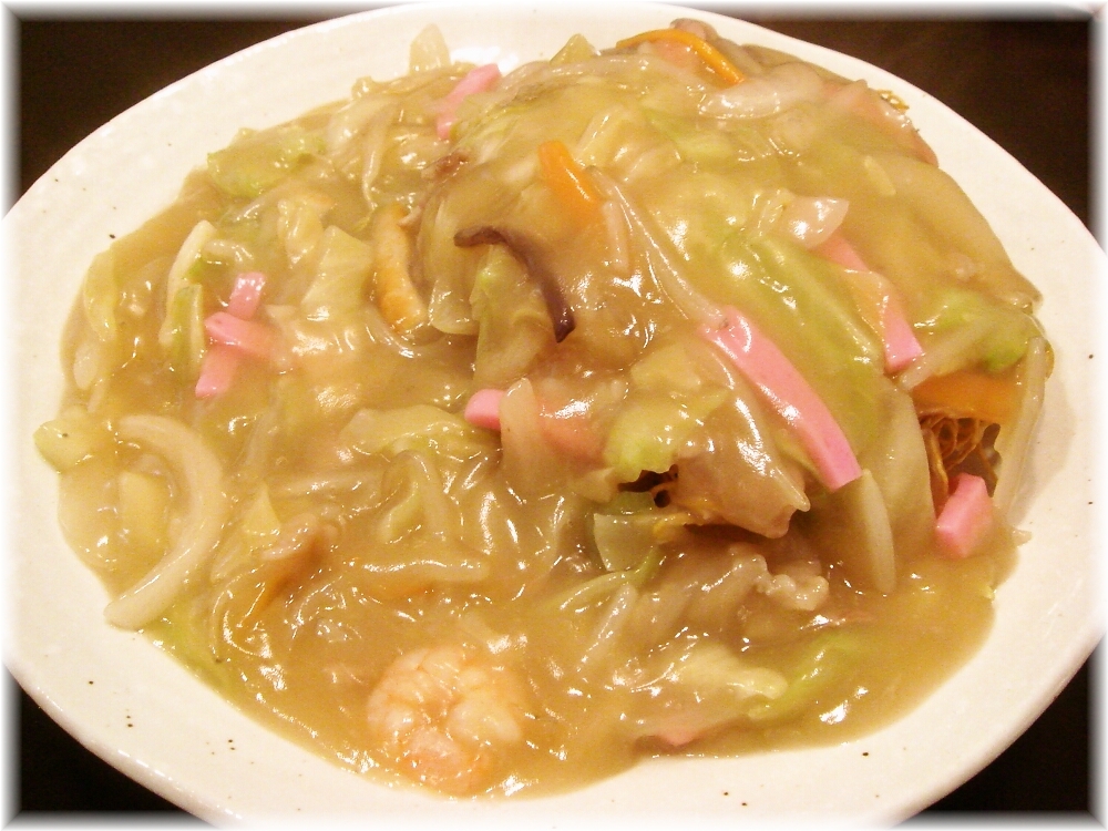 東園 あんかけ(パリ麺)
