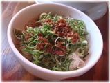 太陽のトマト麺 にんにくネギめし