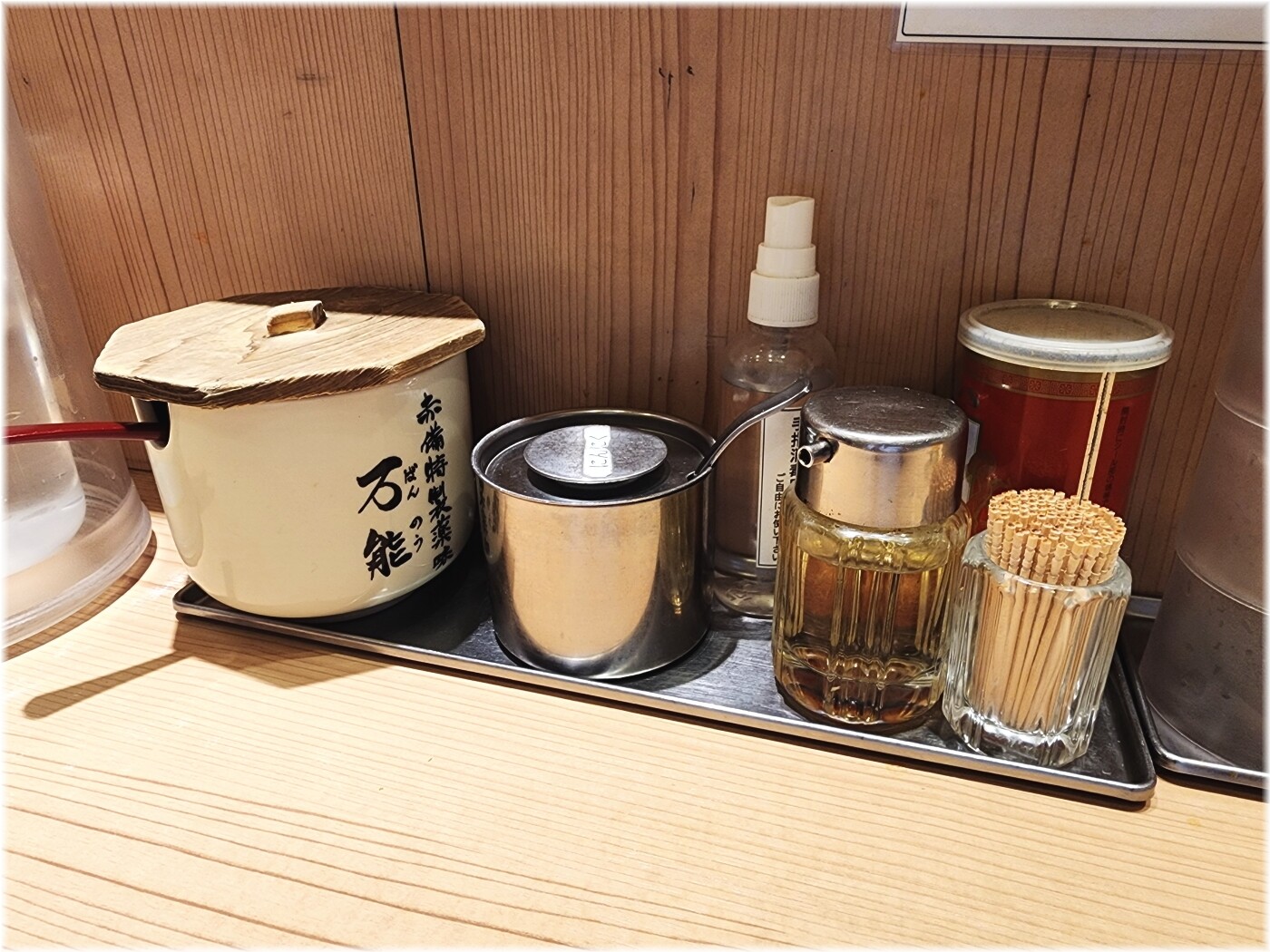 玉赤備 卓上の調味料等