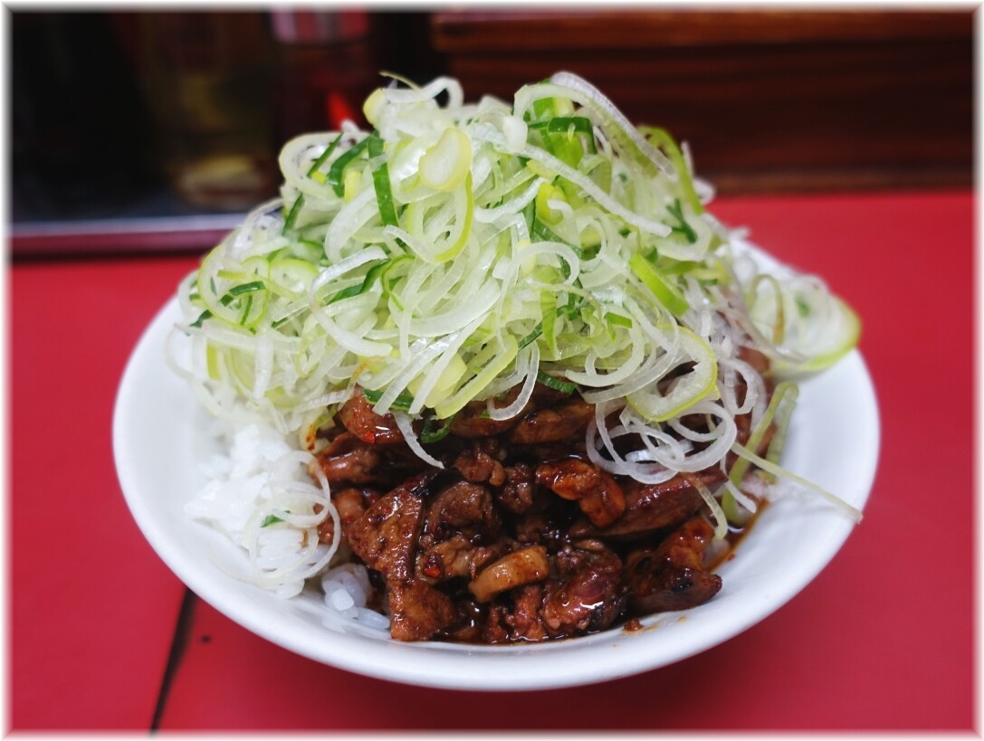 菜苑 ミニ純レバ丼