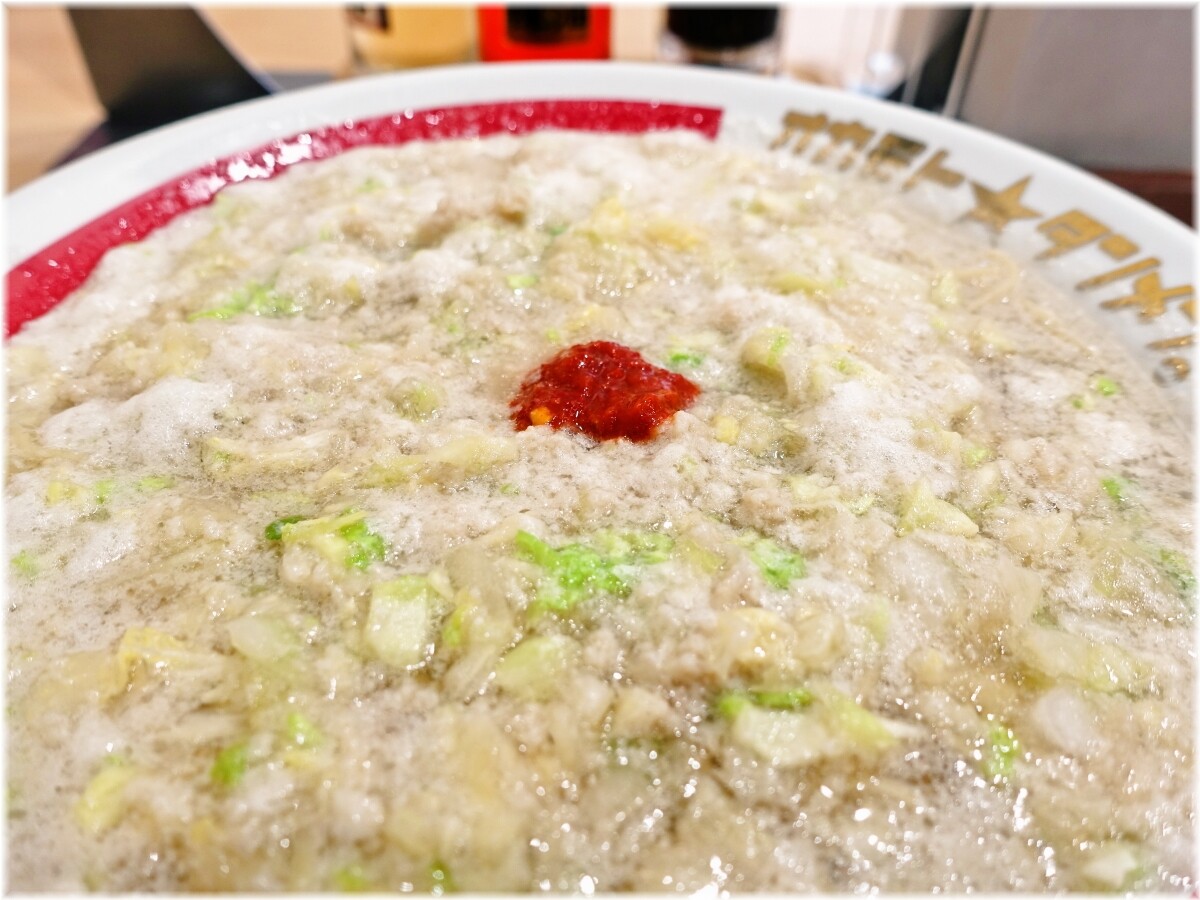 オカモトタンメン板橋店 タンメンの具