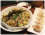 麺処はるにれ ランチセットのチャーハンと餃子