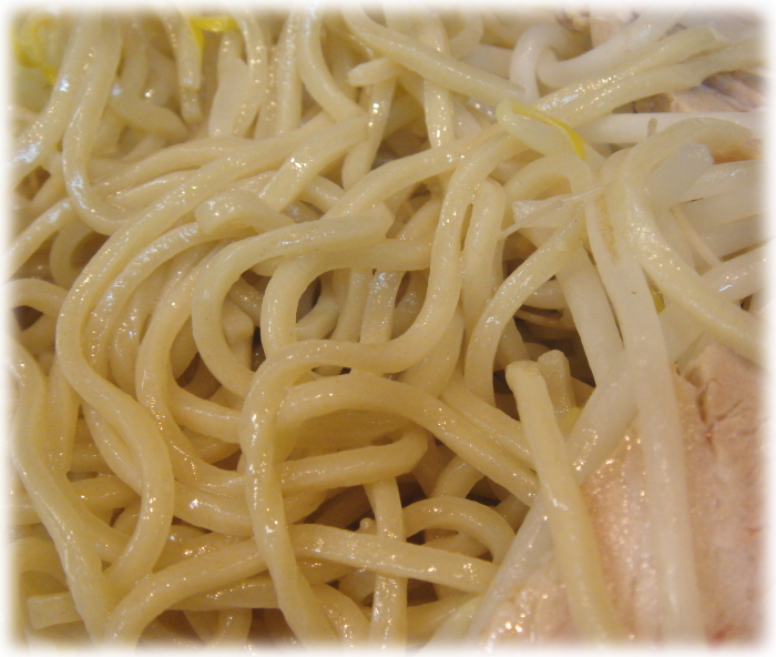 らうめんさぶ郎 つけ麺(塩)の麺