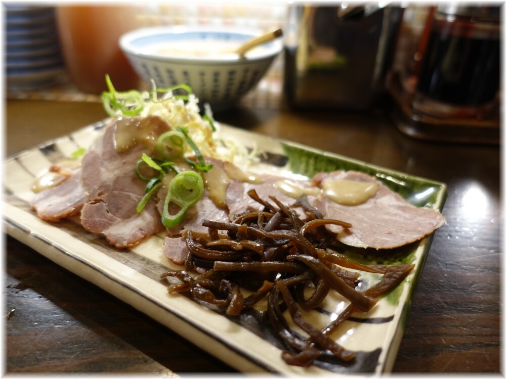 しばらく2 おつまみ焼豚