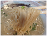 呑龍 長浜ラーメンの麺(博多麺)