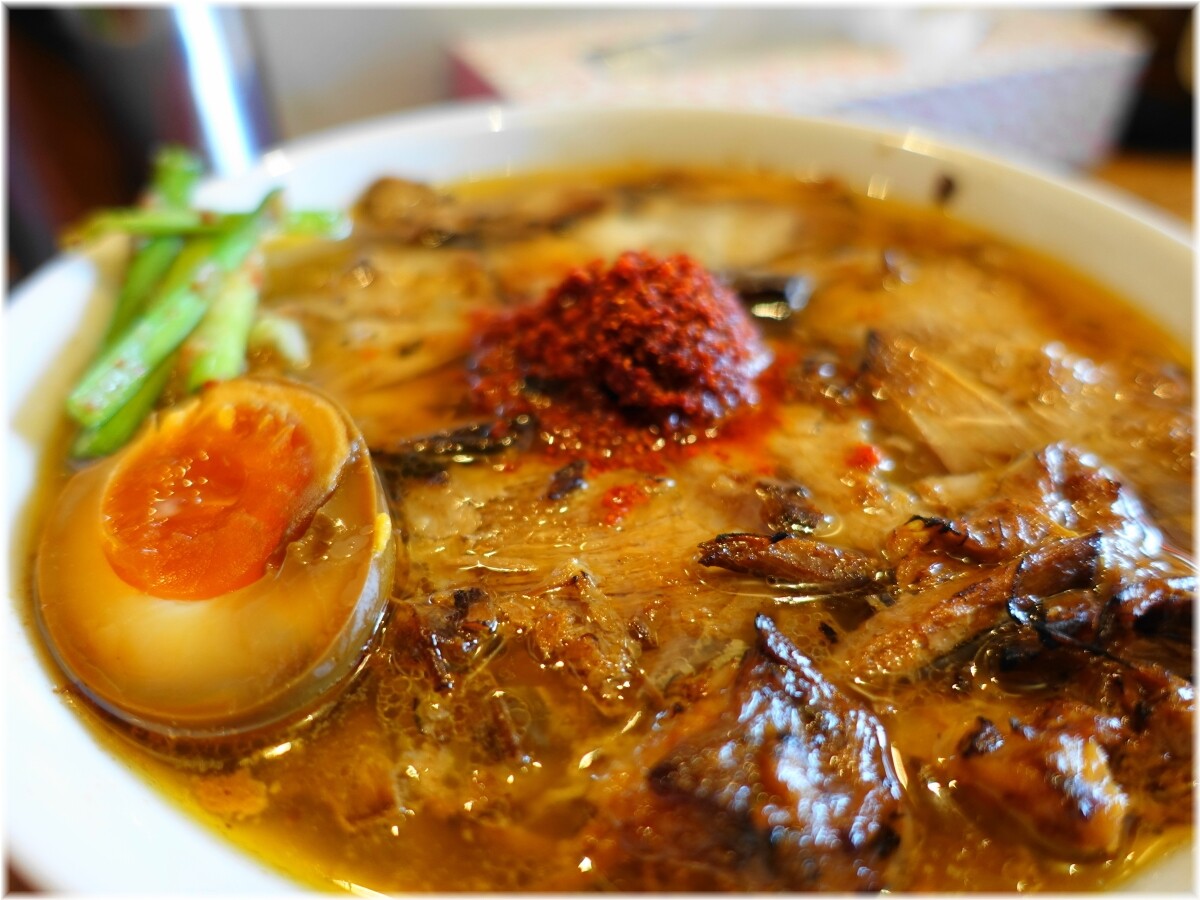 焼豚ラーメン葛飾店 焼豚ラーメン(半辛)の具2