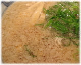 麺屋にゃみ 煮干こってりそばのスープ