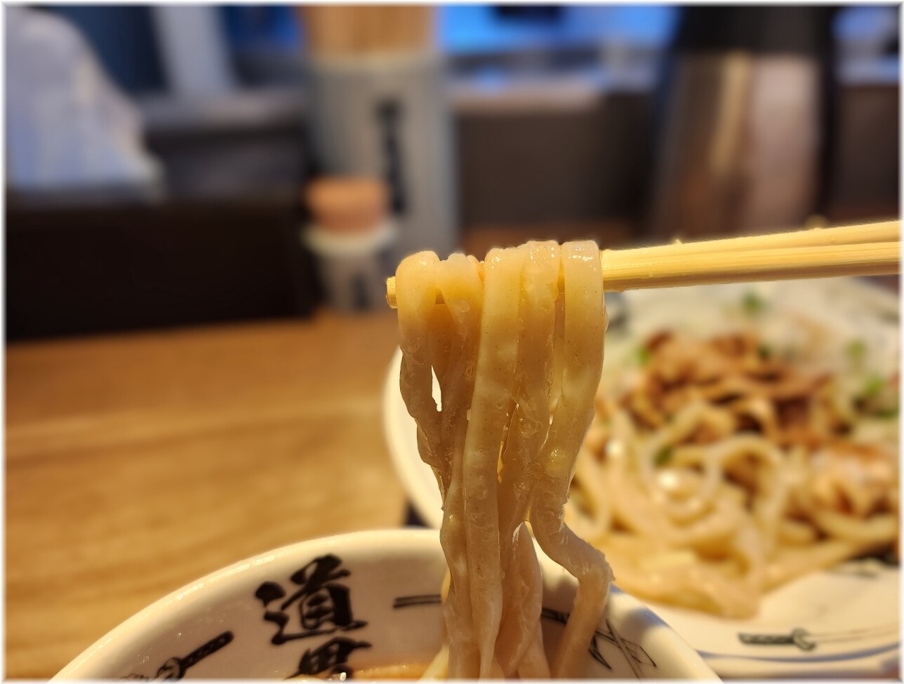 麺屋武蔵道貫4 冷やしつけ麺の麺