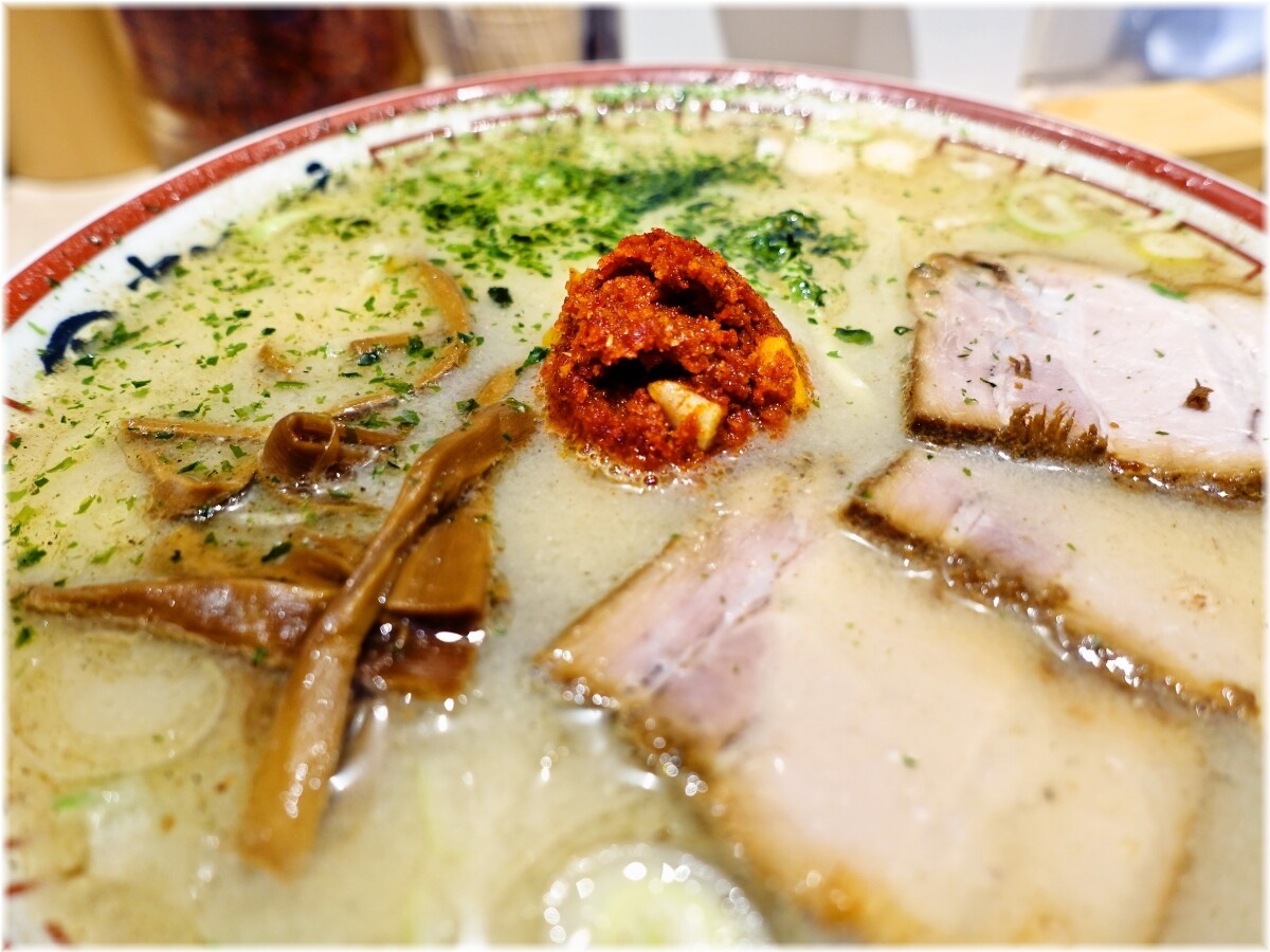 田中そば店渋谷PARCO店5 山形辛みそラーメンの具2
