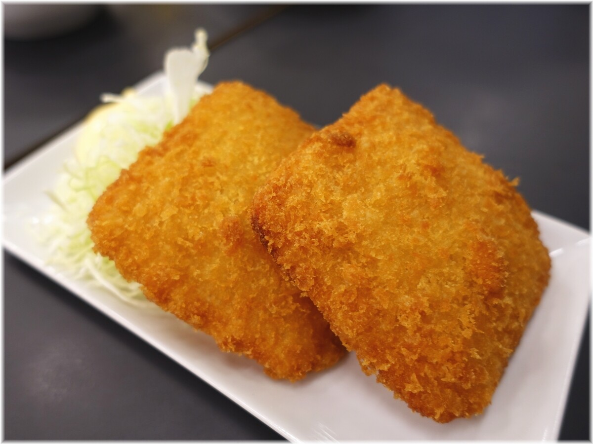 餃子の味よし渋谷道玄坂店 昔ながらのハムカツ