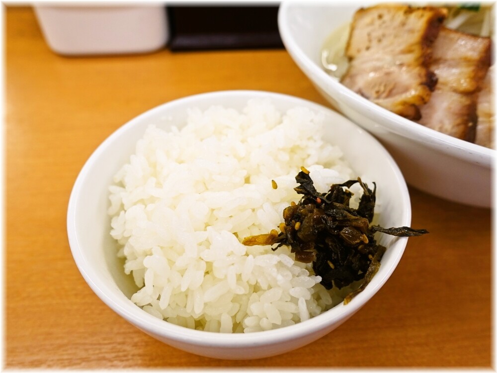 富白 ライス小(高菜付き)