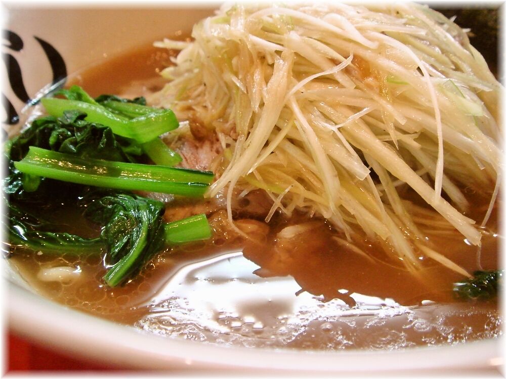ラーメンしらいし ネギチャーシューメンの具