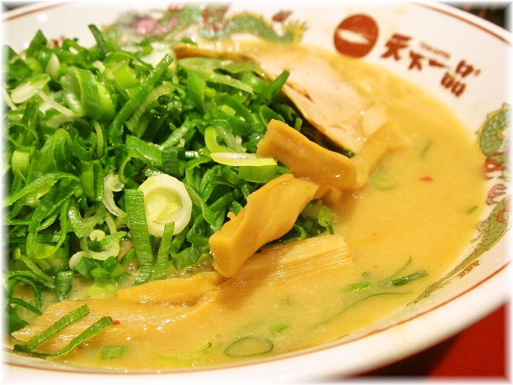 天下一品 武蔵小山店 京ネギラーメンの具