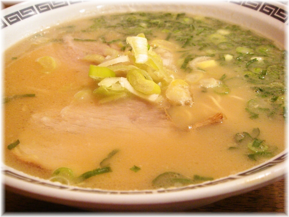 長浜ラーメンじろう。 ラーメンのスープ