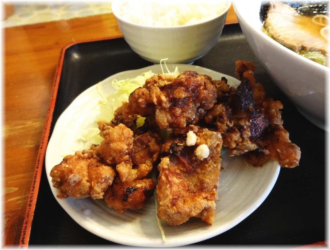 麺や食堂 唐揚げ
