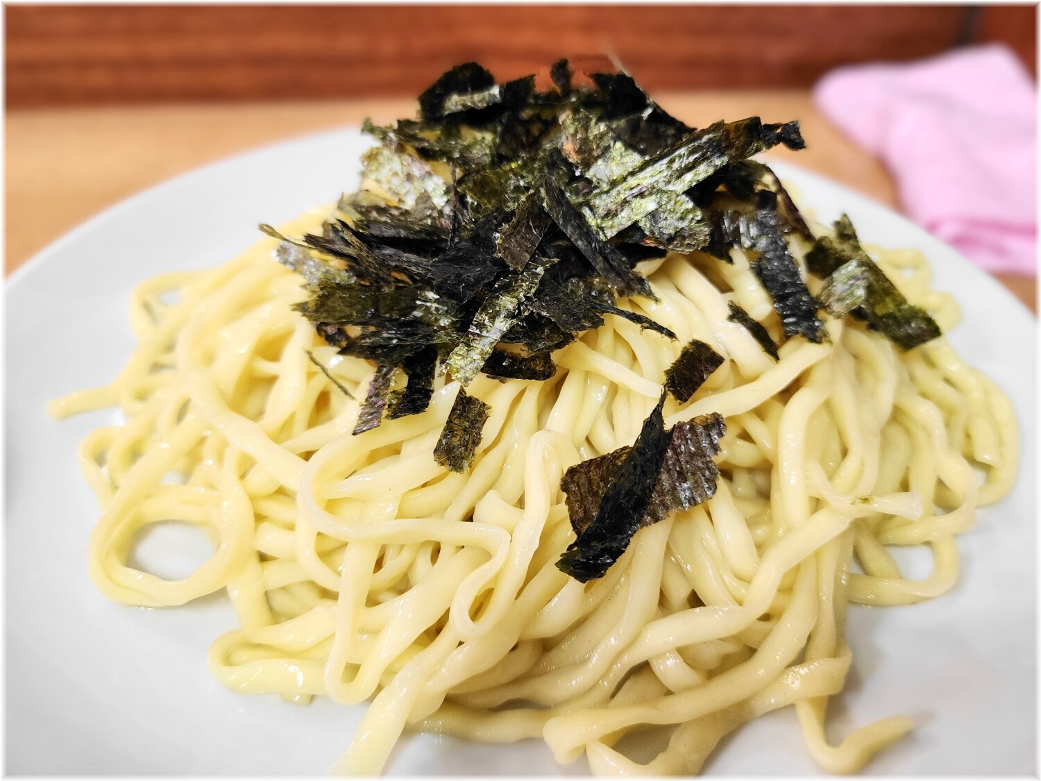 らぁめんふるいち チャーシューざる(炙り)の麺