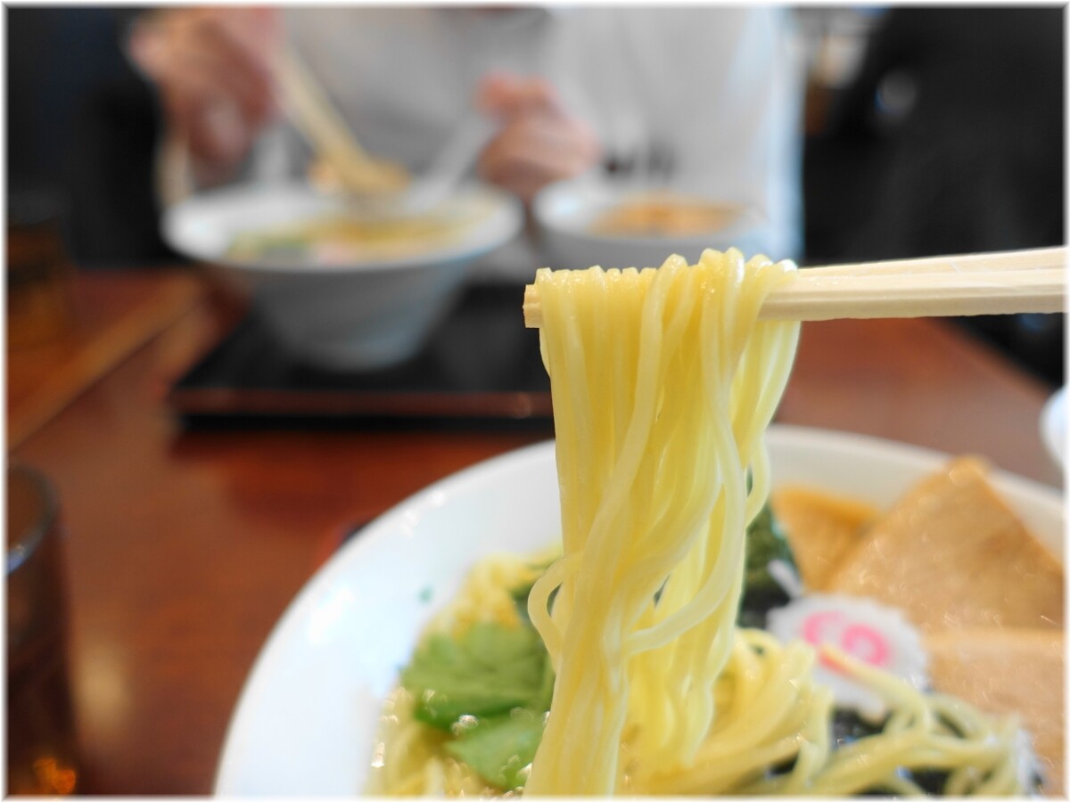 麺屋甍2 塩煮干中華そばの麺