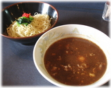 13湯麺BLACK 黒味噌つけ麺(普通)