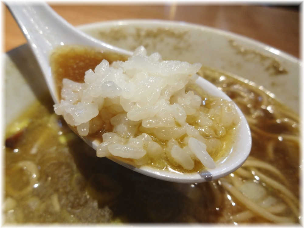 つじ田奥の院 スープにライス