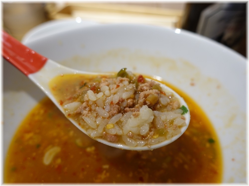 小田原タンタン麺たかみ 特製タンタン麺にライス