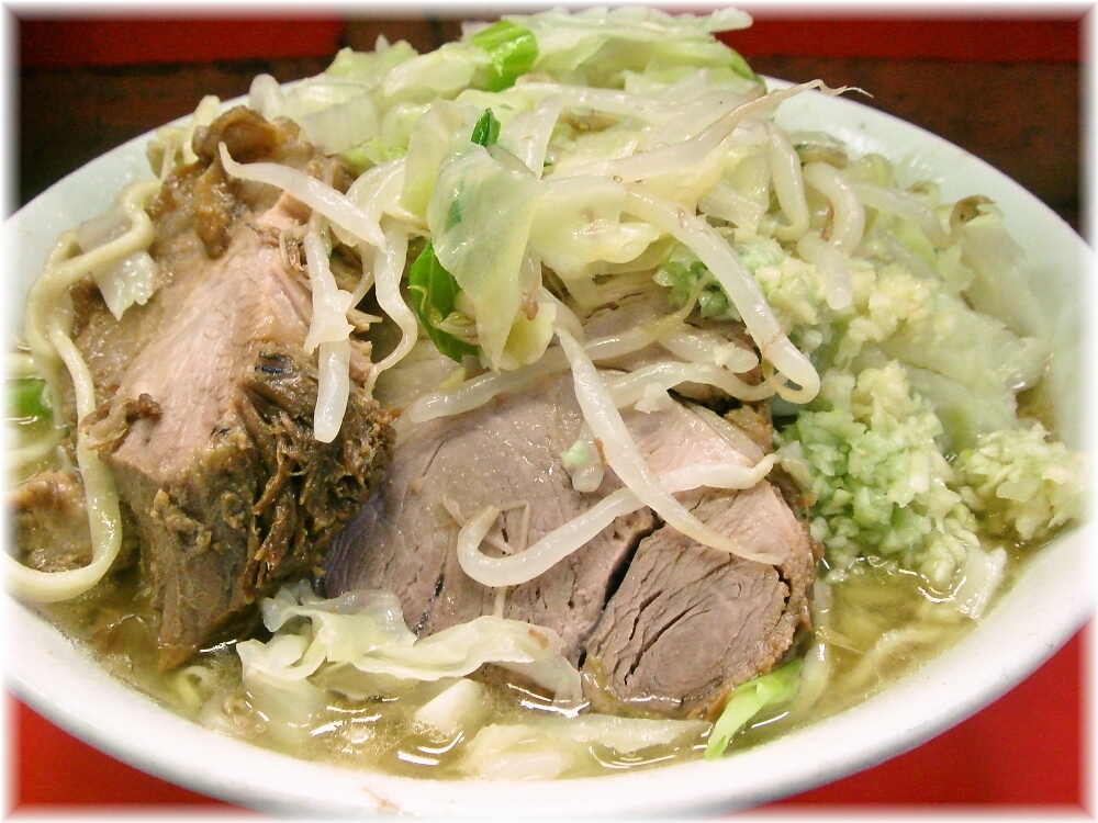ラーメン二郎三田本店 ラーメン(小)の具