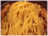 肉の万世 肉味噌排骨拉麺の麺