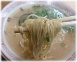 呑龍 長浜ラーメンの麺