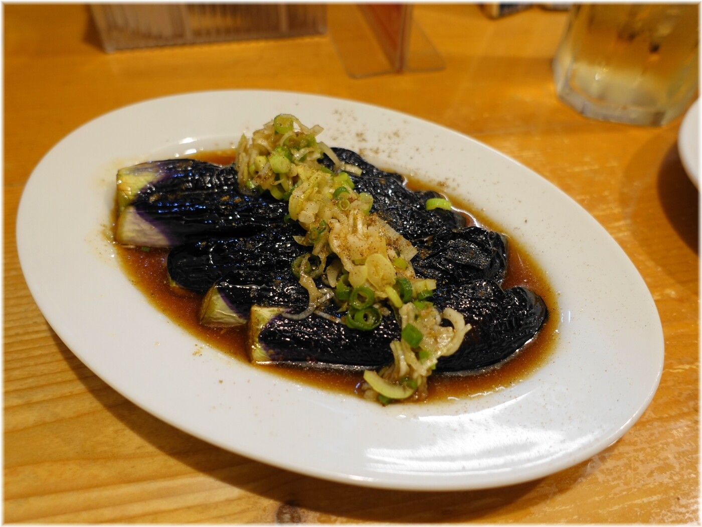 担々飯店 揚げ茄子山椒ソース