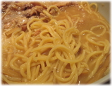 背脂醤油のあ 背脂醤油ラーメンの麺