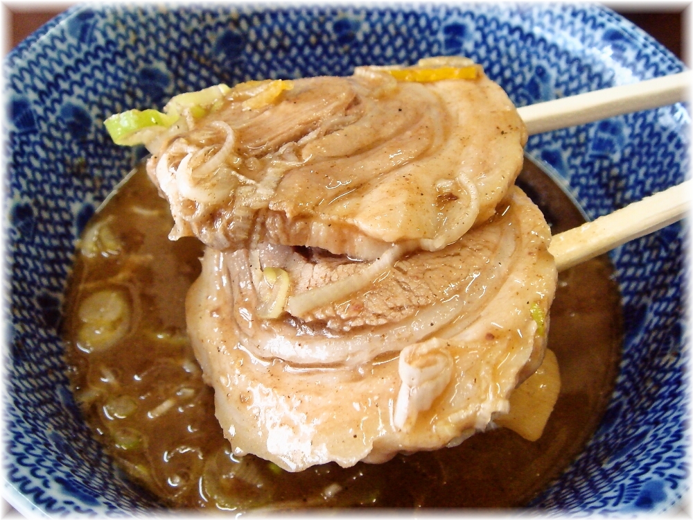 咲きまさ つけ麺並盛のチャーシュー