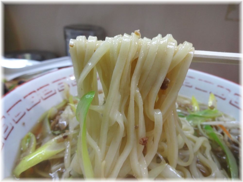岐阜屋4 葱ラーメンの麺