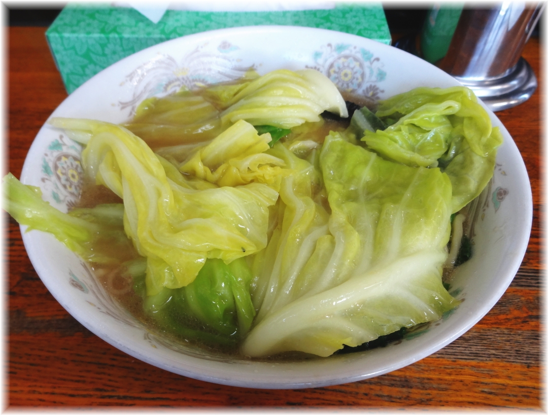 うえむらや キャベ玉ラーメンのキャベツ2