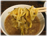 ぽっぽっ屋 湯島店 新つけめんの麺(玉子付け後)